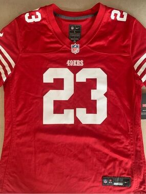 Women's San Francisco 49ers Christian McCaffrey Nike Scarlet Player Jersey